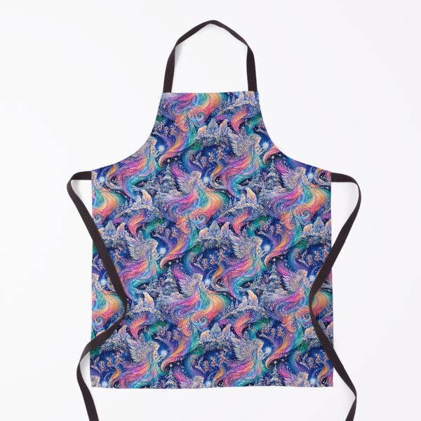 Item preview, The Aurora Fairy Seamless Pattern - Northern Lights Goddess, Art Nouveau Arctic Fantasy, Polar Bear Magic, Celestial Winter Repeat, Ethereal Borealis Dance, Fairycore Snow designed and sold by Natalia-Vlad.