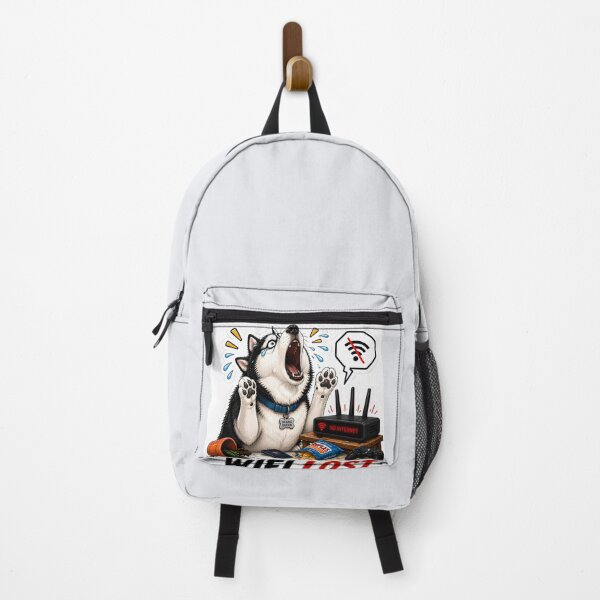 Item preview, Daily Disaster Series 1: Funny Wifi Lost Husky Dog Sticker designed and sold by Easternpantry.