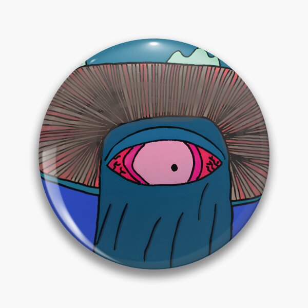 Item preview, Trippy Mushroom Third Eye designed and sold by Nahkolahmom.