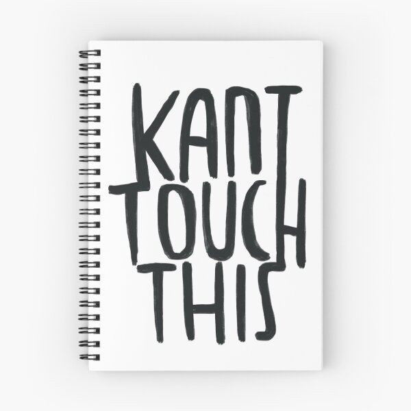 Item preview, Kant touches this, philosophy humor designed and sold by badlydrawnbabe.