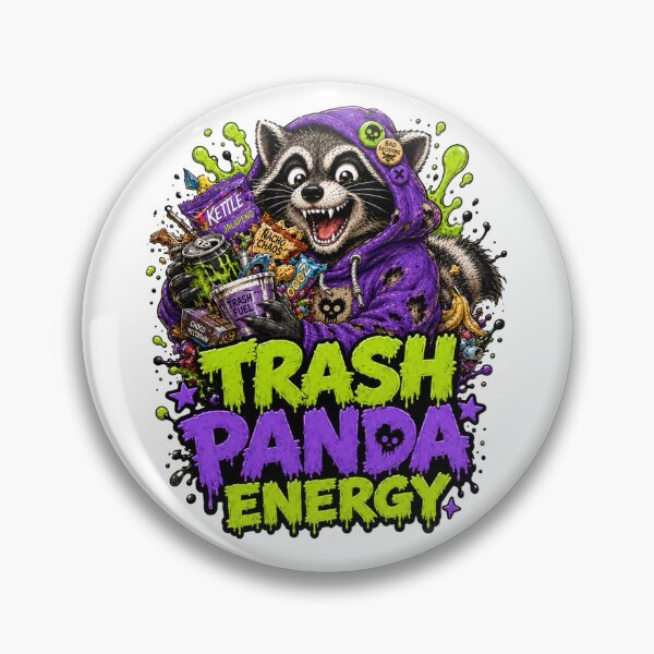 Item preview, Trash Panda Energy Raccoon designed and sold by Vitalka-uk.
