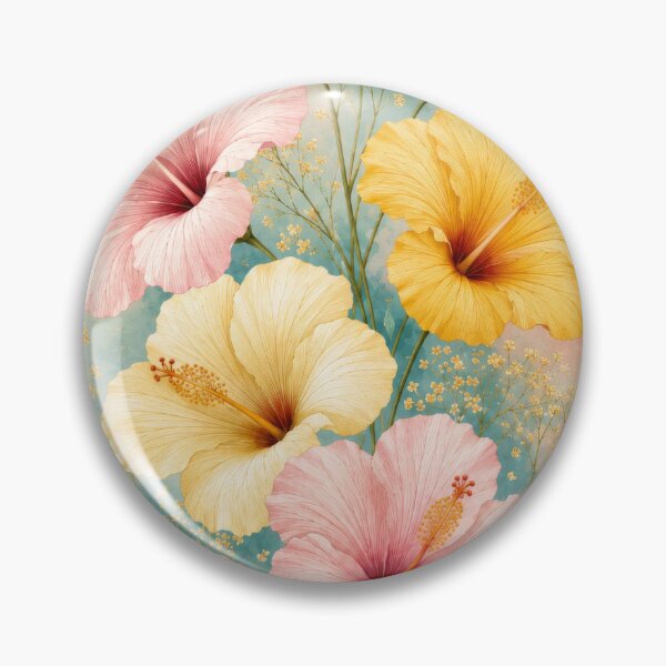 Item preview, Optimism Hibiscus - Summer Flowers designed and sold by scicilysimonee.