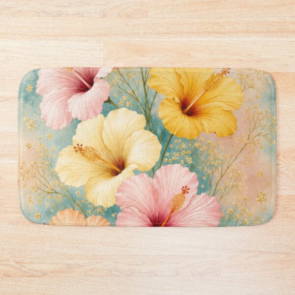 Item preview, Optimism Hibiscus - Summer Flowers designed and sold by scicilysimonee.