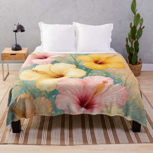 Item preview, Optimism Hibiscus - Summer Flowers designed and sold by scicilysimonee.