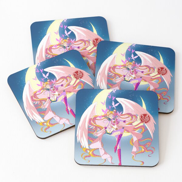 Item preview, Celestial Moon Angel – Magical Girl Cosmic Dream Illustration designed and sold by lennonartwork.