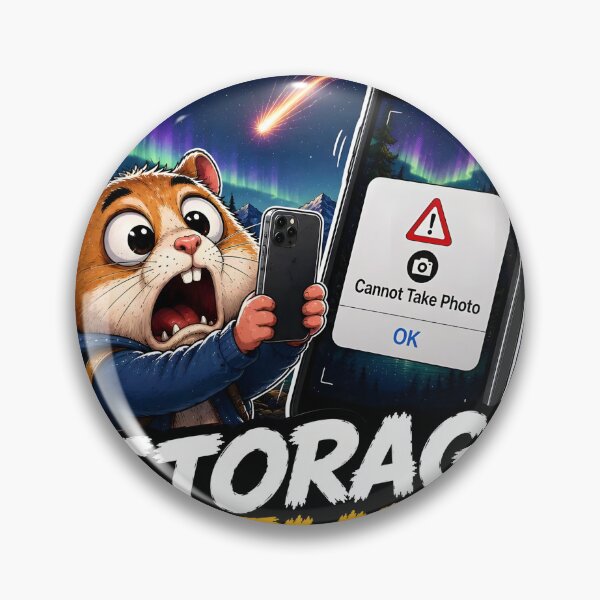 Item preview, Daily Disaster Series 1-Funny Storage Full Hamster Sticker Art designed and sold by Easternpantry.