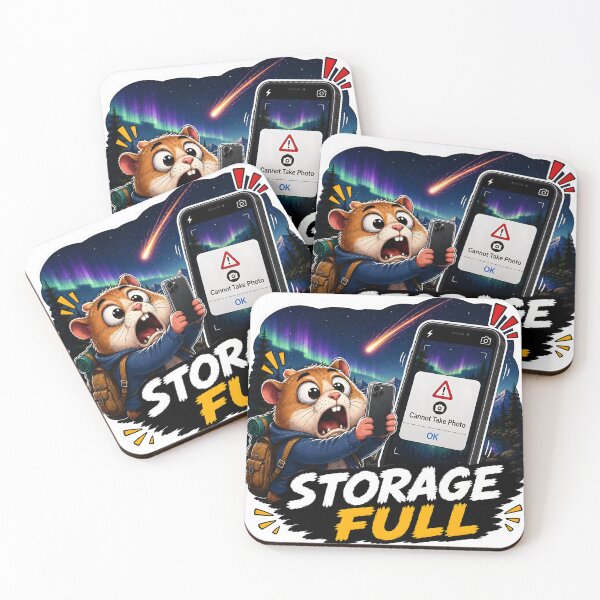 Item preview, Daily Disaster Series 1-Funny Storage Full Hamster Sticker Art designed and sold by Easternpantry.