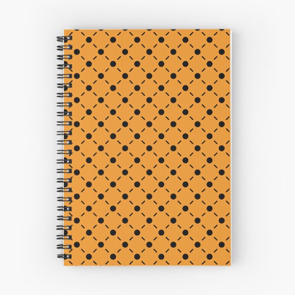 Item preview, Carrot orange & black trellis designed and sold by Mint + Midnight.