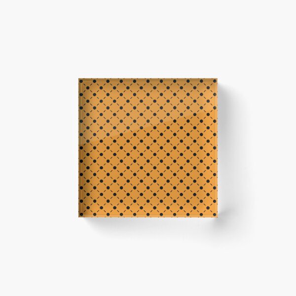 Item preview, Carrot orange & black trellis designed and sold by Mint + Midnight.