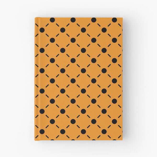 Item preview, Carrot orange & black trellis designed and sold by Mint + Midnight.