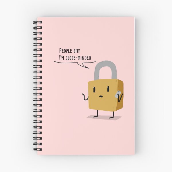 Item preview, Closed Mind Funny Cartoon designed and sold by AbanicoRD.