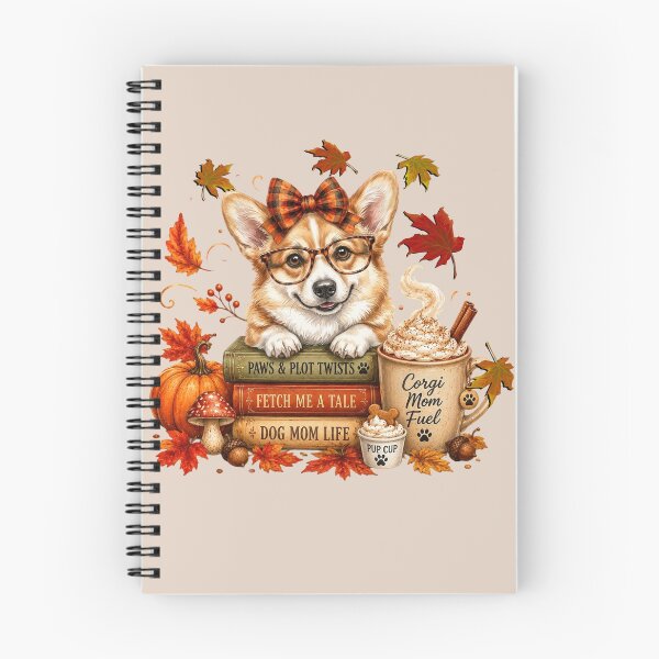 Item preview, Cozy Autumn Corgi Mom Dog Book Lover designed and sold by tamdevo1.