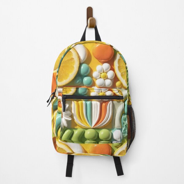 Item preview, Colorful Citrus Swirl Fruit Pattern designed and sold by IntelliMindDesigns.