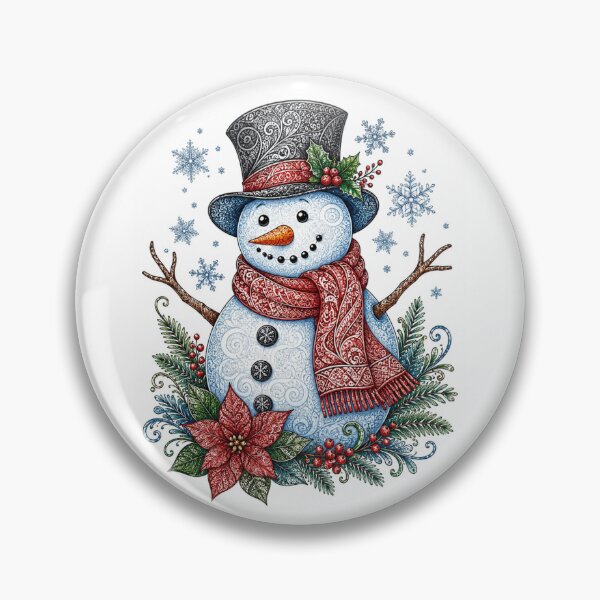Item preview, Intricate Snowman designed and sold by PaintedbyCarol.