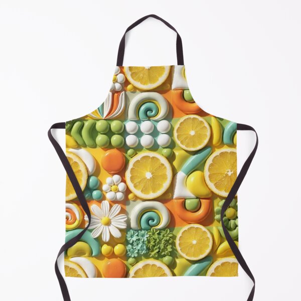 Item preview, Colorful Citrus Swirl Fruit Pattern designed and sold by IntelliMindDesigns.