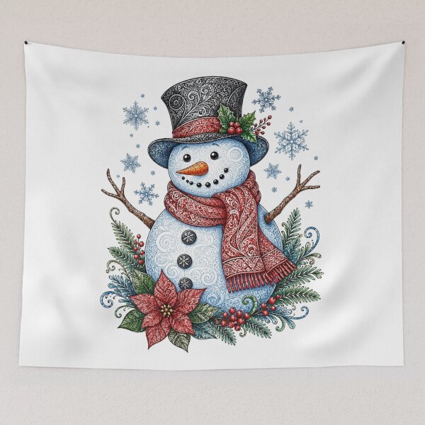 Item preview, Intricate Snowman designed and sold by PaintedbyCarol.