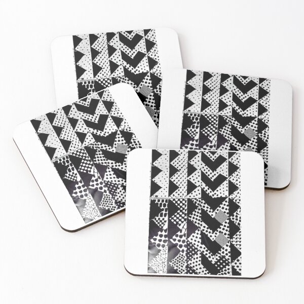 Item preview, Arte - Composición geométrica Op Art, ilusión óptica en blanco y negro designed and sold by Reverso-Design.