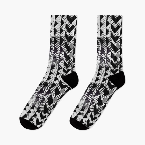 Item preview, Art - Op Art Geometric Composition, Black and White Optical Illusion designed and sold by Reverso-Design.