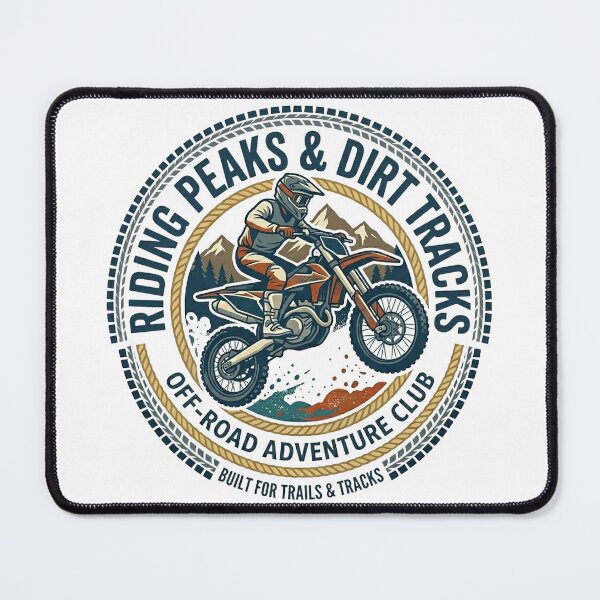 Item preview, Riding Peaks & Dirt Tracks – Off-Road Adventure Club designed and sold by AVStudioS&S.
