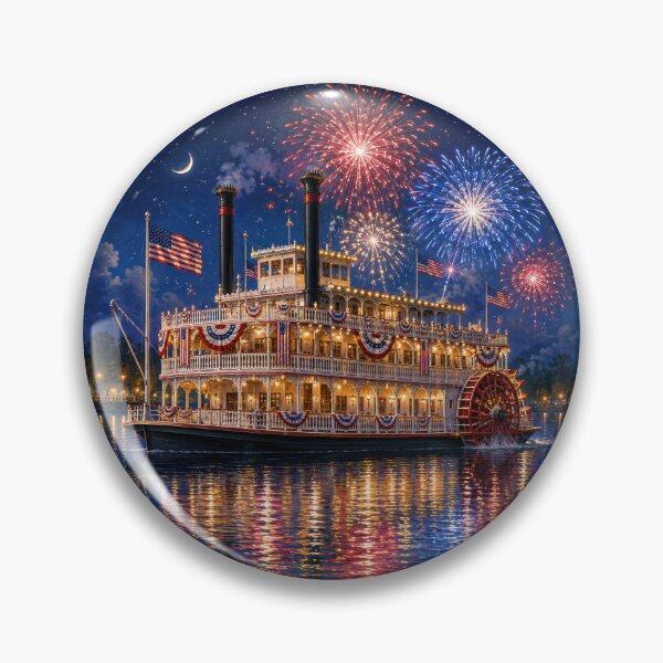 Item preview, 4th of July Riverboat designed and sold by jgvisualarts.