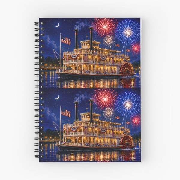 Item preview, 4th of July Riverboat designed and sold by jgvisualarts.