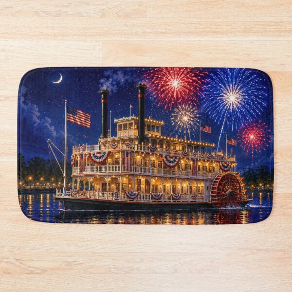 Item preview, 4th of July Riverboat designed and sold by jgvisualarts.