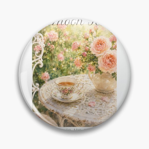 Item preview, Afternoon Tea in the Rose Garden designed and sold by Blueberry-art23.