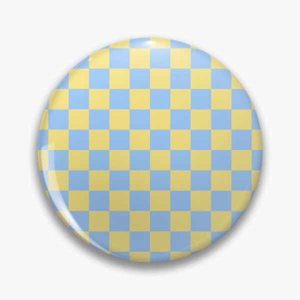 Item preview, Yellow & blue checkered designed and sold by Mint + Midnight.