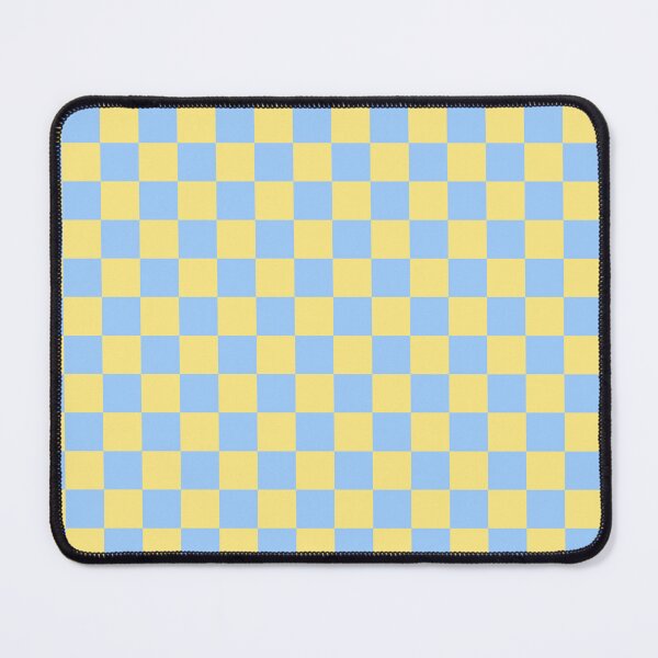 Item preview, Yellow & blue checkered designed and sold by Mint + Midnight.