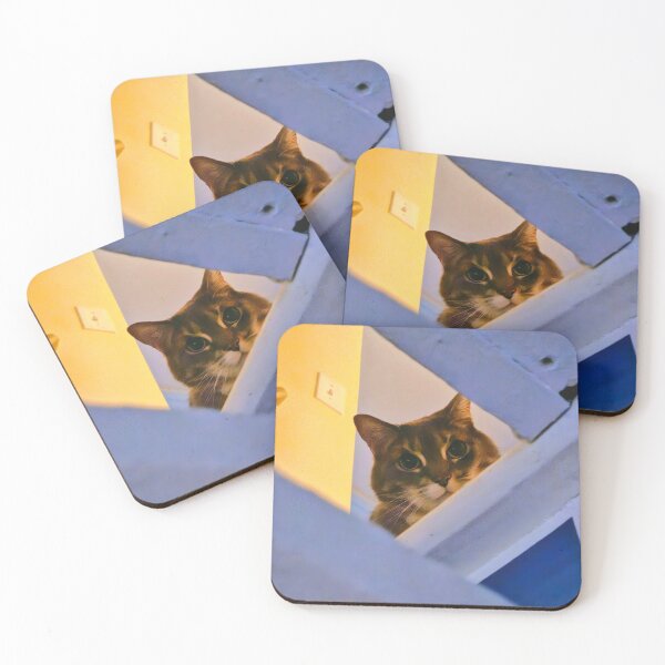 Item preview, Cat at the Top of the Stairs designed and sold by Quincy-Hedgehog.