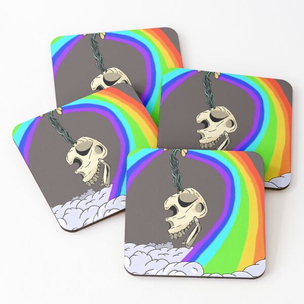Item preview, Rainbow Factory Skull designed and sold by Nahkolahmom.