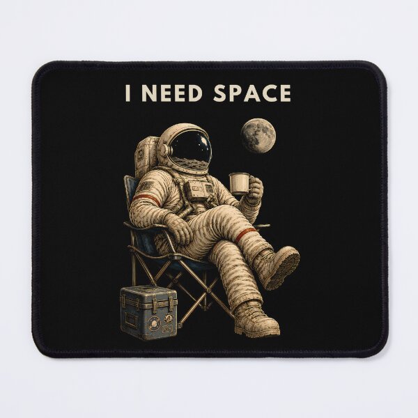 Item preview, Vintage Astronaut Relaxing in Space – I Need Space designed and sold by PXEpic.