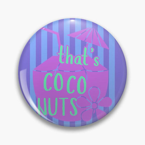 Item preview, That's Coconuts Tropical Beach Summer Drink Purple designed and sold by Forevermore.