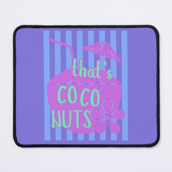 Item preview, That's Coconuts Tropical Beach Summer Drink Purple designed and sold by Forevermore.