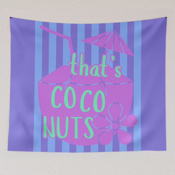 Item preview, That's Coconuts Tropical Beach Summer Drink Purple designed and sold by Forevermore.