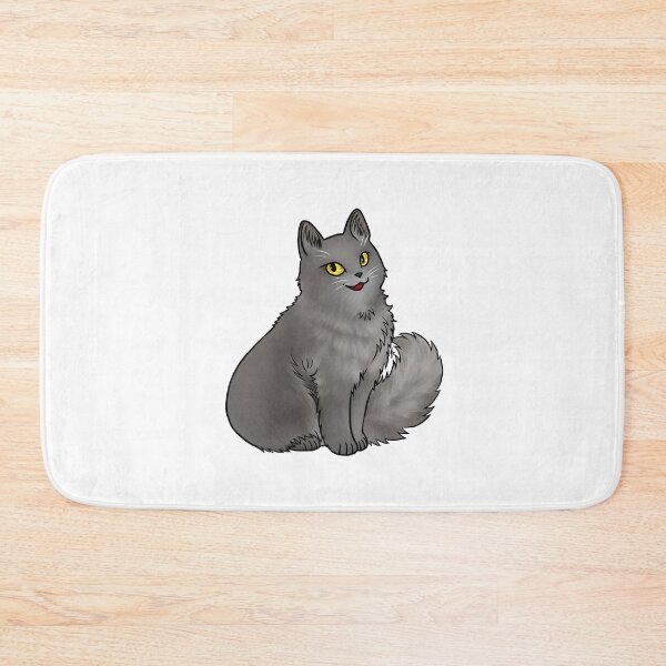 Item preview, Cat - Nebelung - Gold Eyes designed and sold by Jennifer Stolzer.