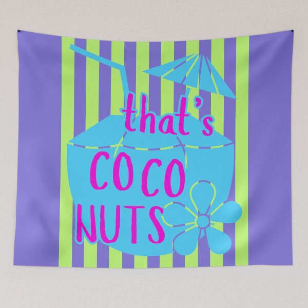 Item preview, That's Coconuts Tropical Beach Summer Drink Blue designed and sold by Forevermore.