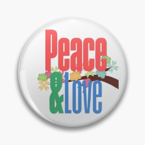 Item preview, Retro Peace and Love Floral Hippie Vibes Design designed and sold by Poutchy.