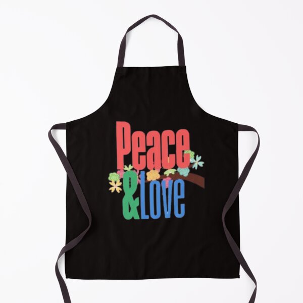 Item preview, Retro Peace and Love Floral Hippie Vibes Design designed and sold by Poutchy.