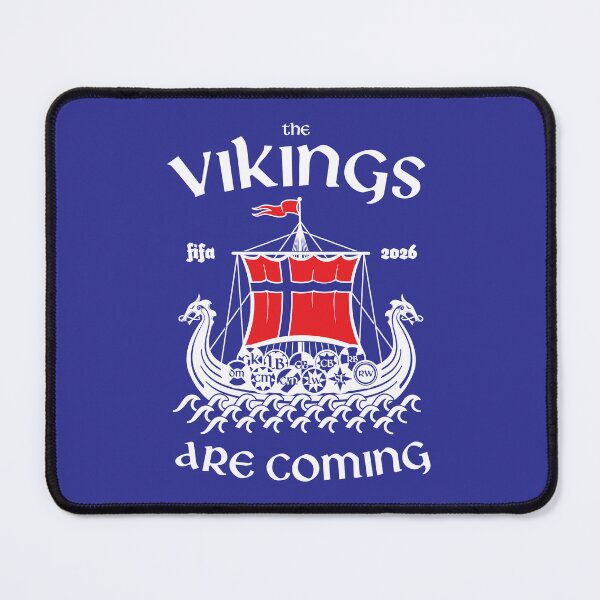 Item preview, The Vikings Are Coming. Norway Football World Cup 2026 Fan Art designed and sold by BorysMano.