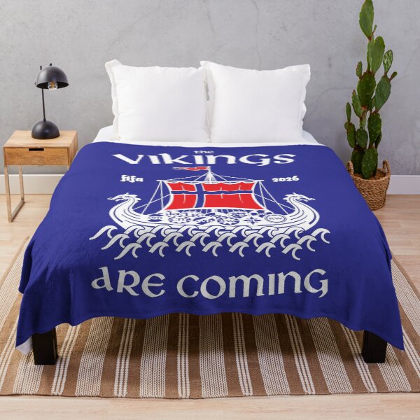 Item preview, The Vikings Are Coming. Norway Football World Cup 2026 Fan Art designed and sold by BorysMano.