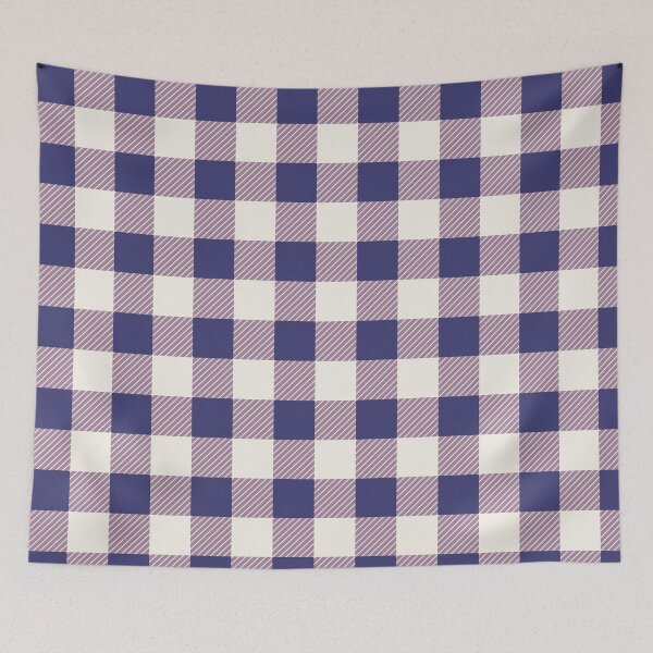 Item preview, Purple plaid, checker board, buffalo plaid, gingham, stripe pattern designed and sold by Rebecca Andreae.