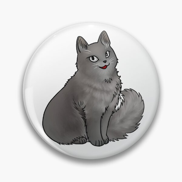 Item preview, Cat - Nebelung - Silver Eyes designed and sold by Jennifer Stolzer.