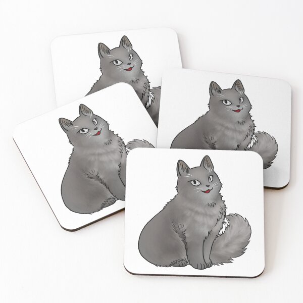 Item preview, Cat - Nebelung - Silver Eyes designed and sold by Jennifer Stolzer.