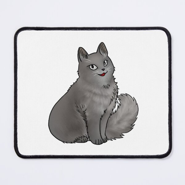 Item preview, Cat - Nebelung - Silver Eyes designed and sold by Jennifer Stolzer.