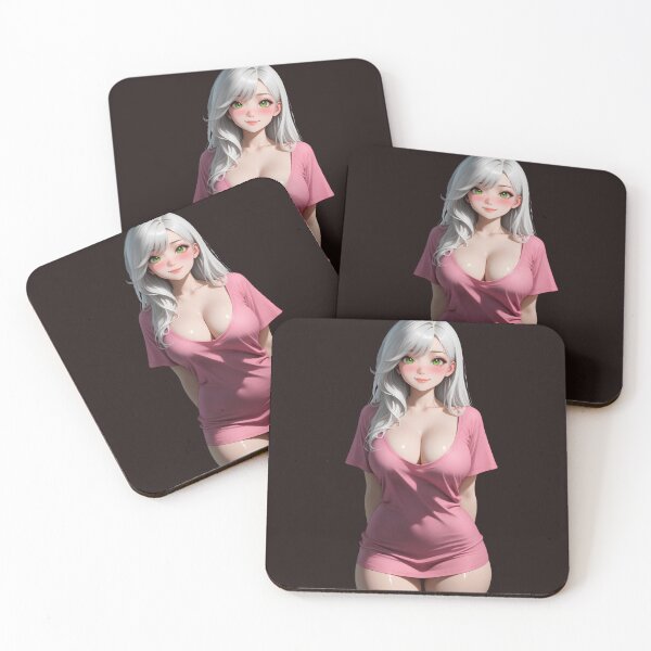Item preview, Anime Waifu Pinup Girl Fanart Manga Stickers and Prints. designed and sold by Kyoot Prints.