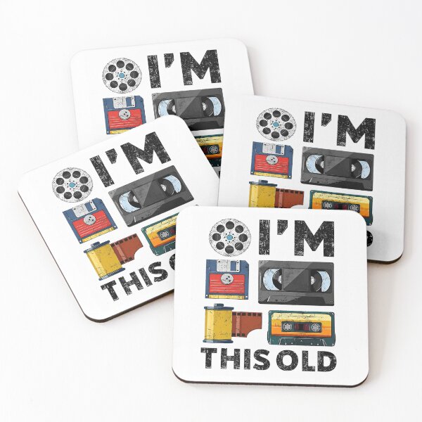 Item preview, I'm This Old Vintage Media Design | Retro Film, VHS & Cassette Nostalgia designed and sold by GarnerSupplyCo.