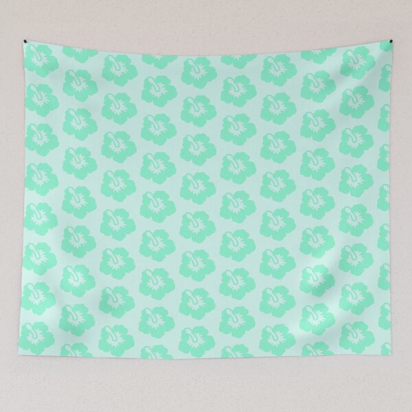 Item preview, Hibiscus Flower - Minimalist Turquoise designed and sold by Kessy-Kunstler.