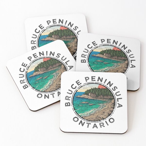 Item preview, Bruce Peninsula - Ontario (with Black Lettering) designed and sold by VelvetRoom.