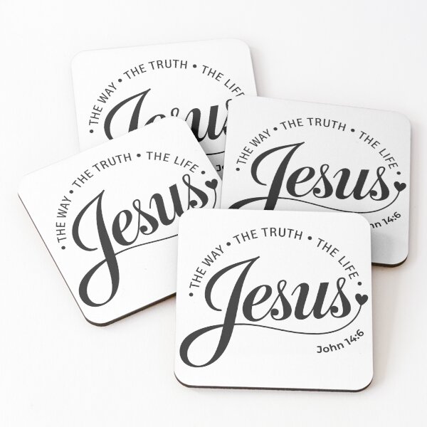 Item preview, The Way, The Truth, The Life Jesus – John 14:6 Christian Scripture Design designed and sold by JupiterLemons.